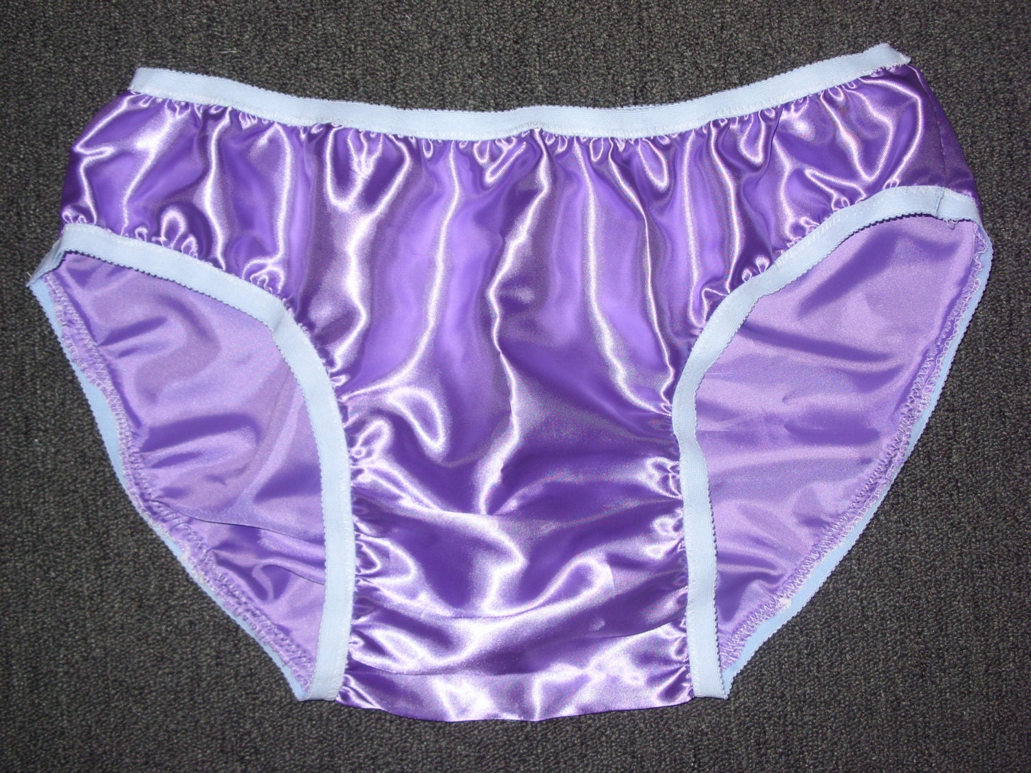 Adult Baby Sissy Satin Hi Cut Brief by Studio13FantasyWear