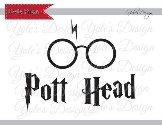Download INSTANT DOWNLOAD Harry Potter Pott Head SVG Inspired by ...