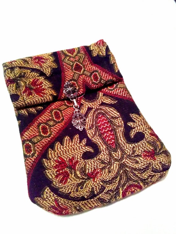 Jacquard pattern carpet bag material tarot bag for large sized
