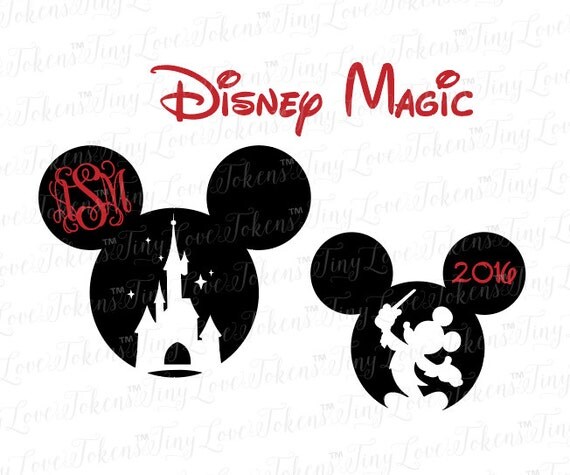 Disney Magic SVG Design for Silhouette and other by TinyLoveTokens