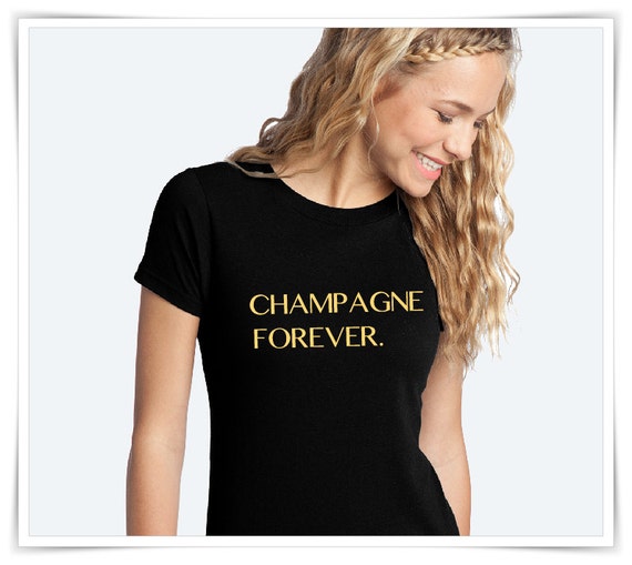 wake me for champagne t shirt