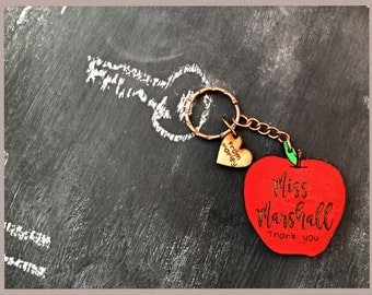 Personalised teacher Key ring, Best teacher gift, Teacher gift ,End of year gift, Nursery worker