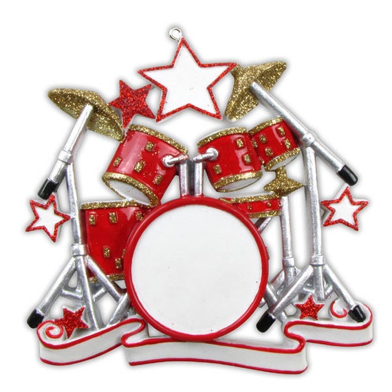 items similar to drum set personalized christmas ornament items similar to drum set personalized christmas ornament