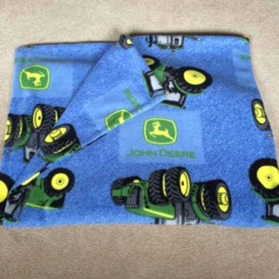 John Deere Tractor Fleece Blanket by SaliCrafts on Etsy