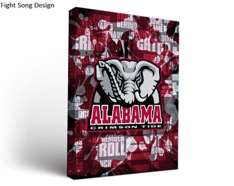 Alabama Crimson Tide Canvas Wall Art