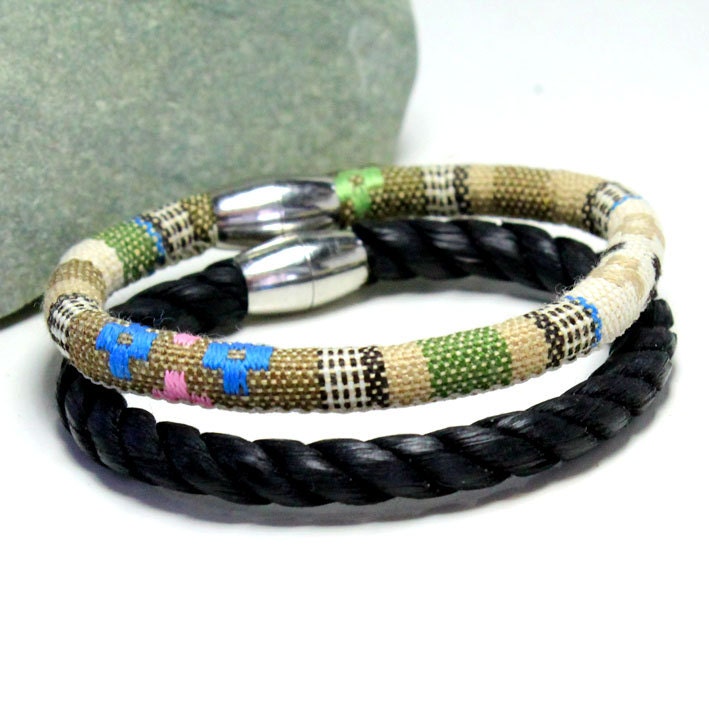 Mens Rope Bracelet Braided Bracelet Rope Bracelet by EthnictS
