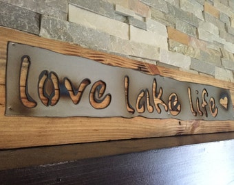 Lake House Wall Art sign for lake house | etsy Lake House Wall Art sign for lake house | etsy