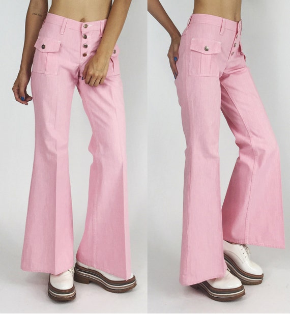 hot pink bell bottoms