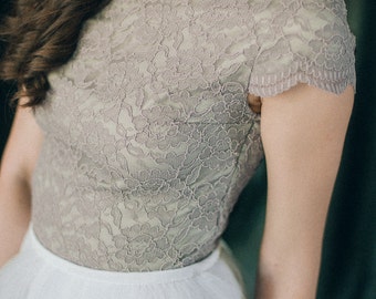 Lavender lace dress | Etsy