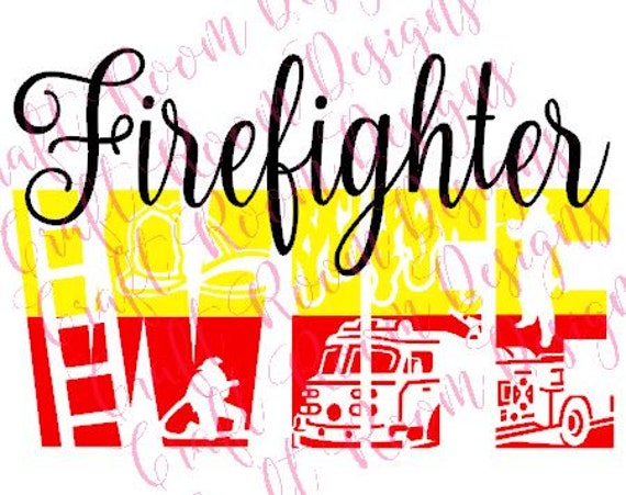 Firefighter Wife SVG Design