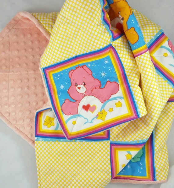 Care Bear Baby Quilt Care Bears Care Bear Baby Blanket