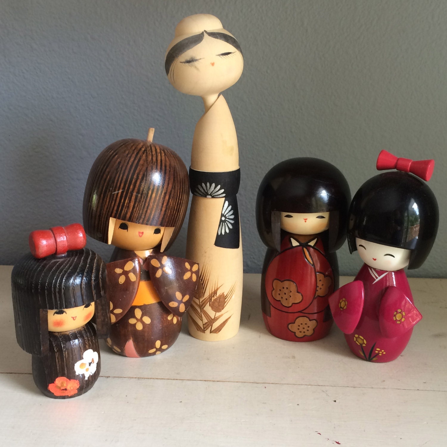 kokeshi pop vintage