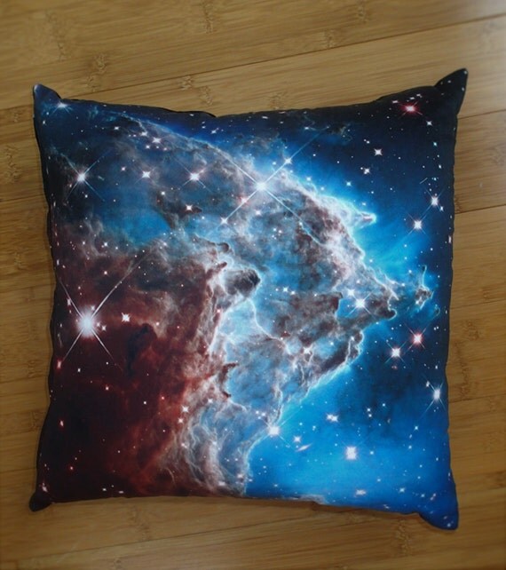 Items similar to Monkey Head Nebula Pillowcase (fits an 18" pillow form