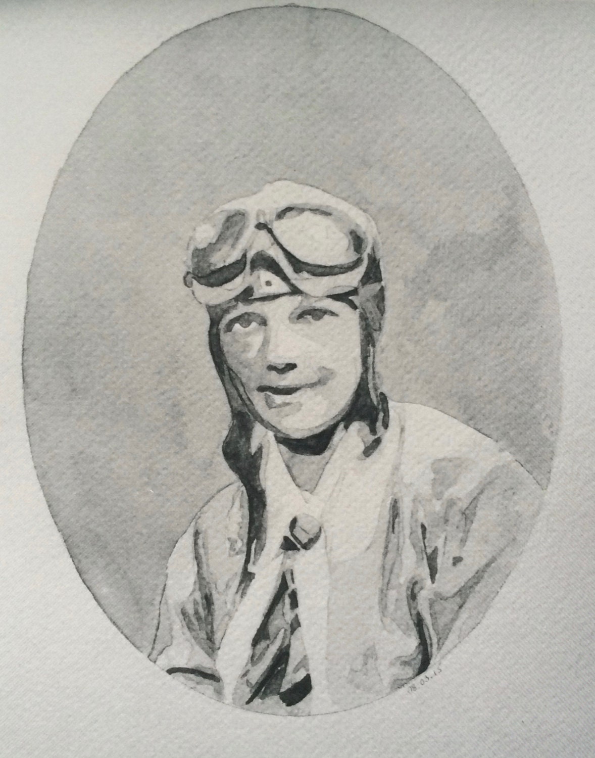 Amelia Earhart Mini-Print