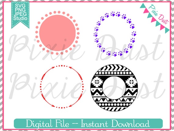 Download Circle Monogram svg child svg svg files for by PixieDustsvg