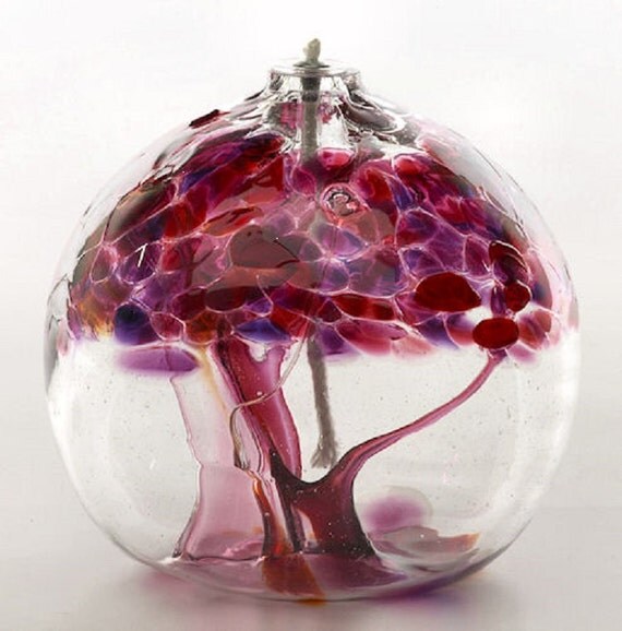 Kitras Art Glass Oil Lamp LOVE3.5 oltree03lo