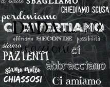 Unique blackboard poster related items | Etsy