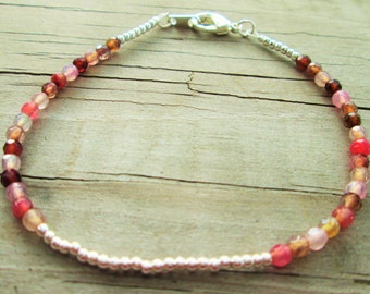 pink quartz bracelet pink quartz bracelet