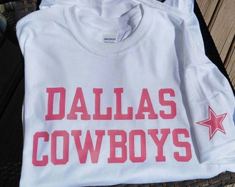 Pink dallas cowboys | Etsy