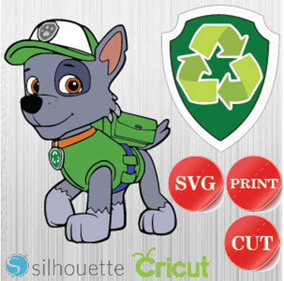 paw patrol print and cut svg free