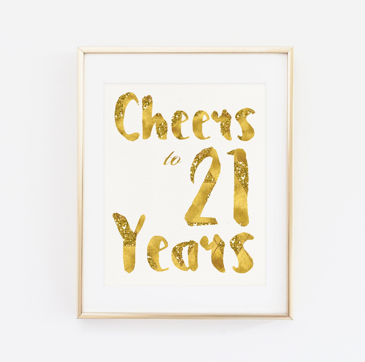 Cheers to 21 years 21st birthday Party Decor Printable Part
