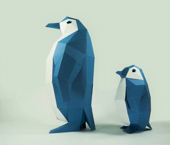 Penguin Model Penguin Paper DIY Kit 3D Papercraft Animals