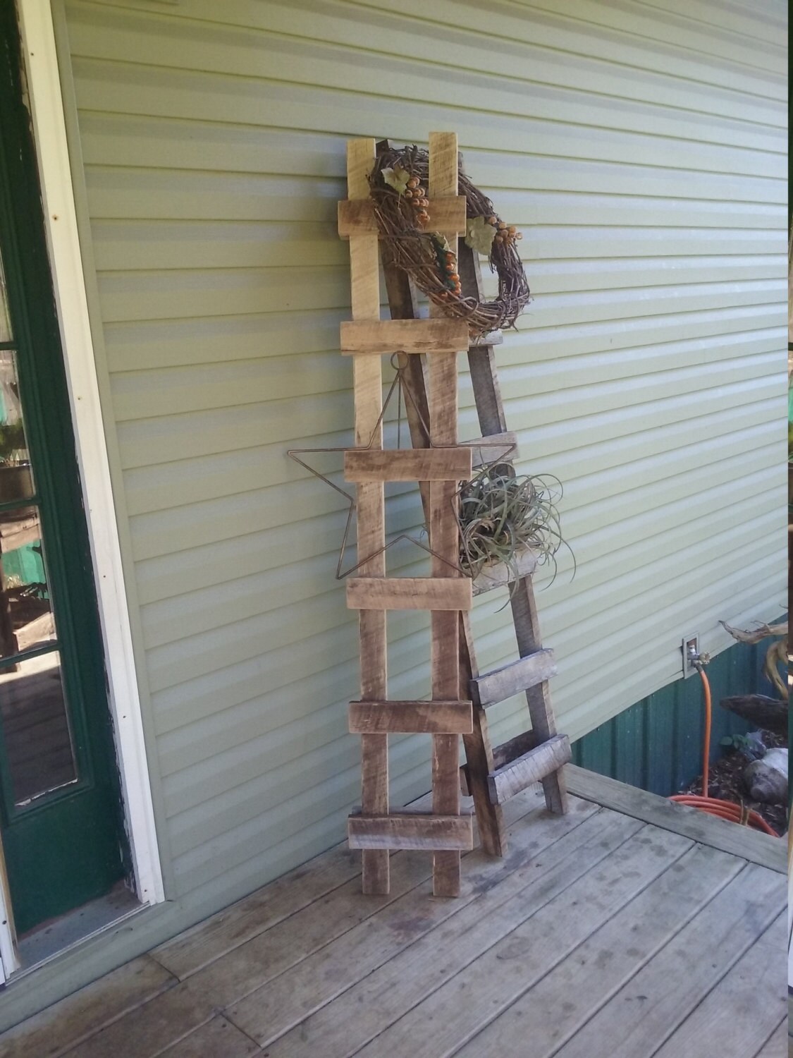 Primitive ladders for porch or inside by shipwreckcollection