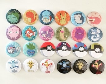 Pokemon Pins, build your own set | Pokemon Party Favors | Pokemon Birthday