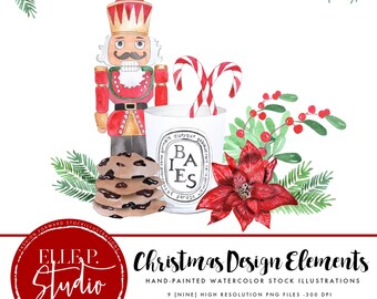 Christmas Themed Clipart Bundle - Nutcracker / Holiday Themed Clipart + BONUS