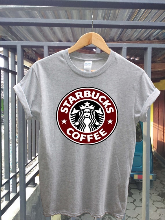 Starbucks coffee coklat Shirt Starbucks t shirt by MaliasShoes