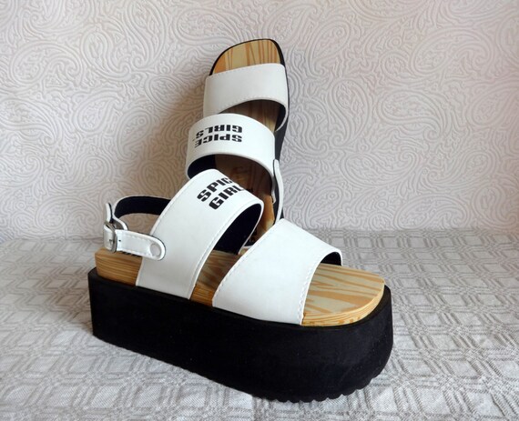 foam platform sandals 90s