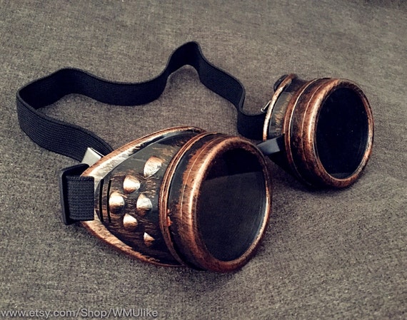 Cyber Steampunk Goggles Victorian Burlesque Cosplay Costume Burning man Festival Halloween dress up Party by WMUlike steampunk buy now online