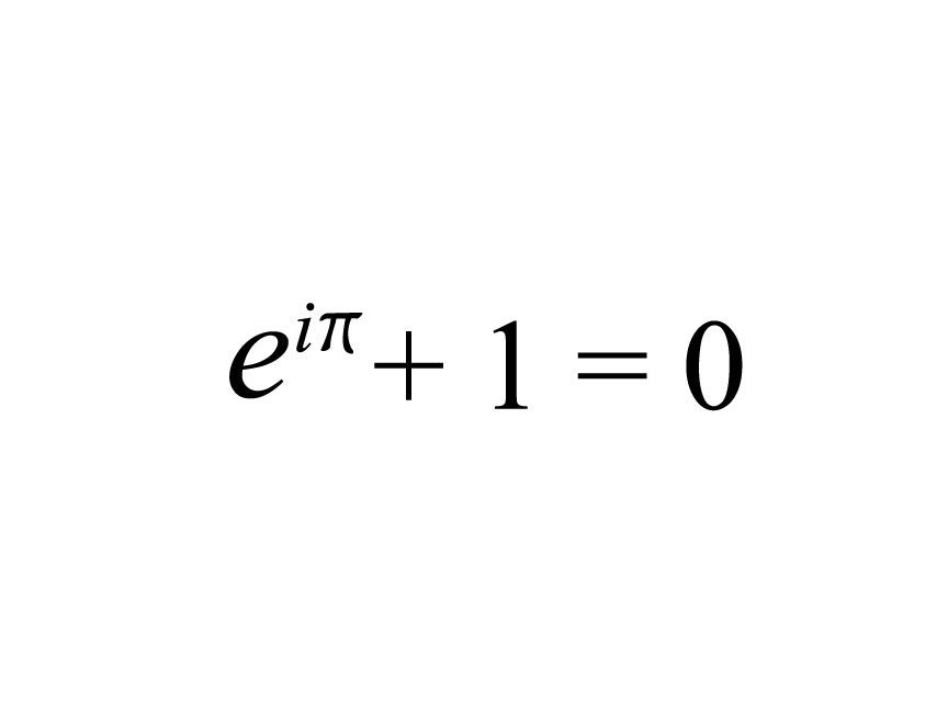 Euler's Identity Vinyl Bumper Sticker. Beautiful Math