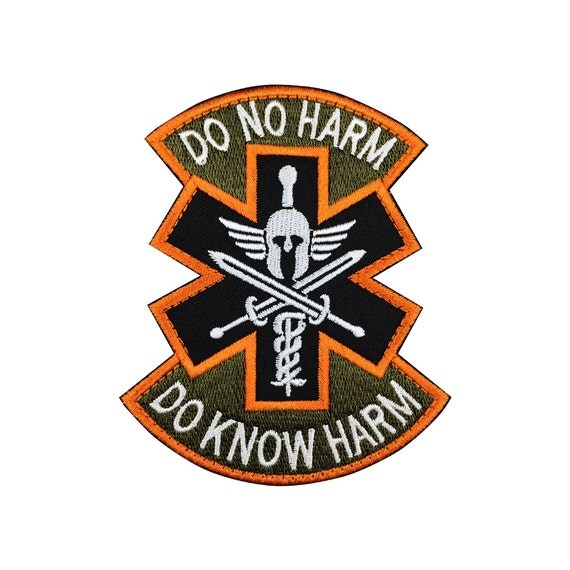 Do No Harm Do Know Harm Embroidered COSPLAY Velcro by YouRcolorful