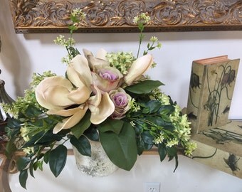 Floral arrangement, Centerpiece, Silk flower arrangement, Artificial arrangement, Silk Centerpiece