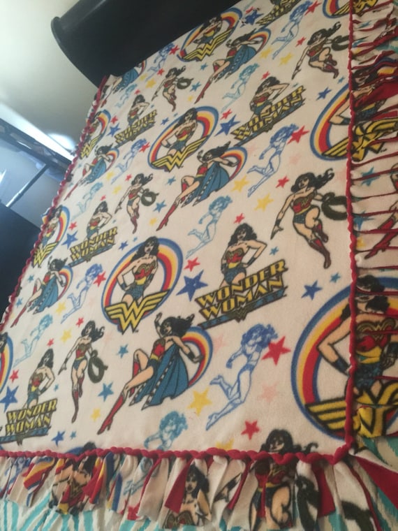 Wonder woman blanket by Martinezblankets on Etsy