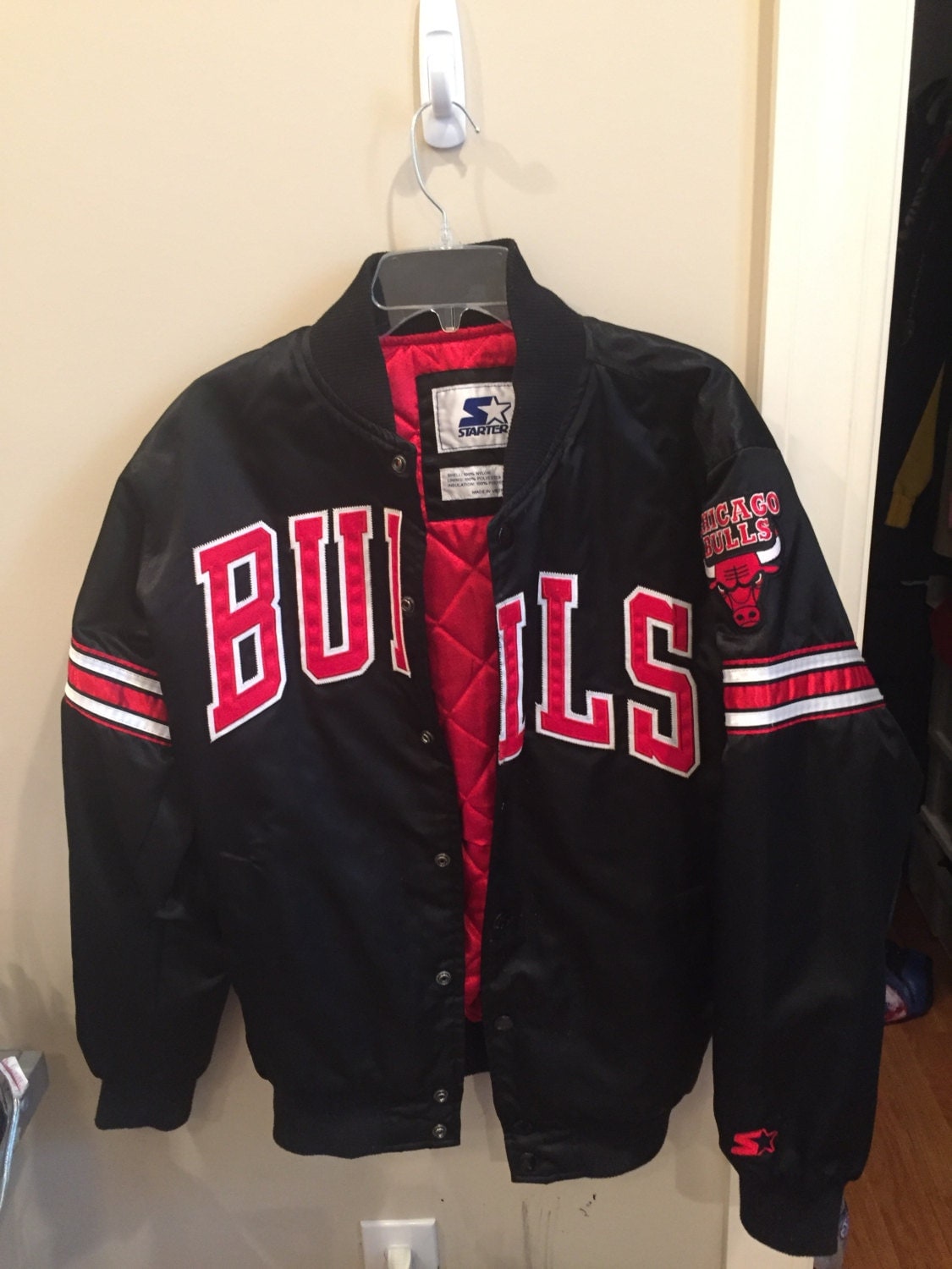 starter chicago bulls jacket