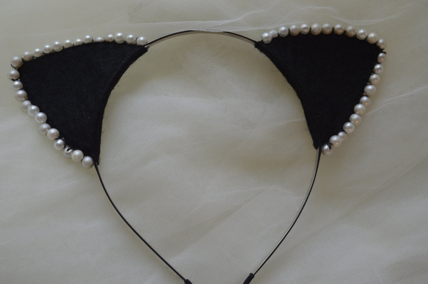 Halloween Baby Headband Cat Ears Headband Black cat ears