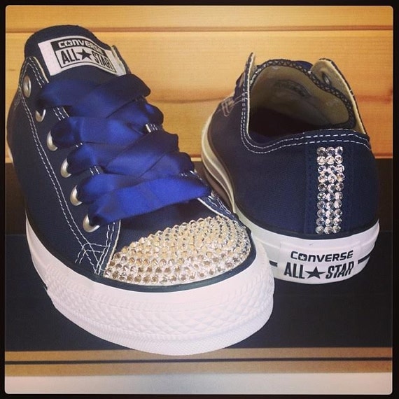 Rhinestone Converse Shoes Women's Bling Converse Shoes