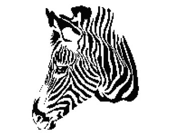 hama bead zebra weaving Etsy Bead  pattern