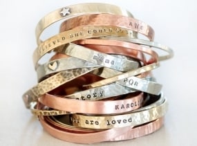 DIY / Customize Your Cuff / Gift for Her / Personalized Jewelry / Personalized Cuff / Birthday Gift / Graduation / Inspirational Jewelry