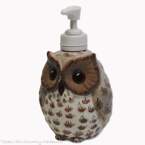 soap dispenser vintage bottle For Pump or Painted Owl Ceramic Dispenser Soft Lotions Soap Hand Small soap dispenser vintage bottle For Pump or Painted Owl Ceramic Dispenser Soft Lotions Soap Hand Small