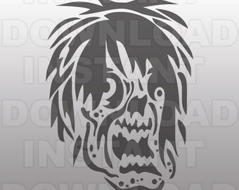Zombie SVG File,Walking Dead SVG File -Commercial & Personal Use- Vector Art SVG for Cricut,Silhouette Cameo,iron on vinyl,decal design