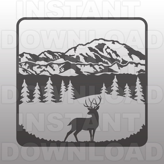 Free Free 133 Deer Mountain Silhouette Svg SVG PNG EPS DXF File