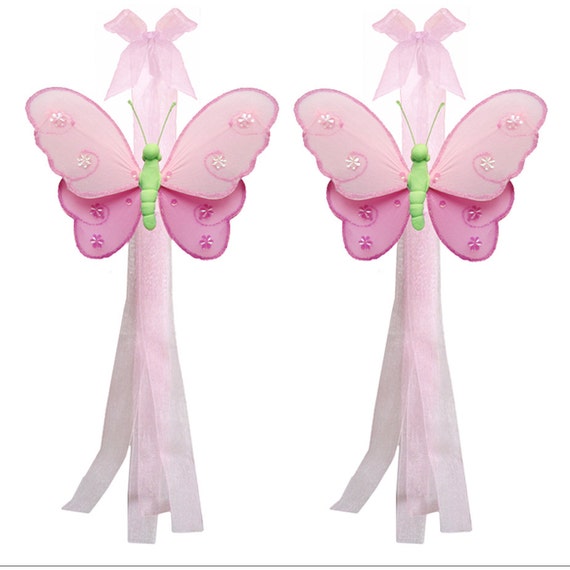 Butterfly Curtains For Nursery Beautiful Tiebacks for C