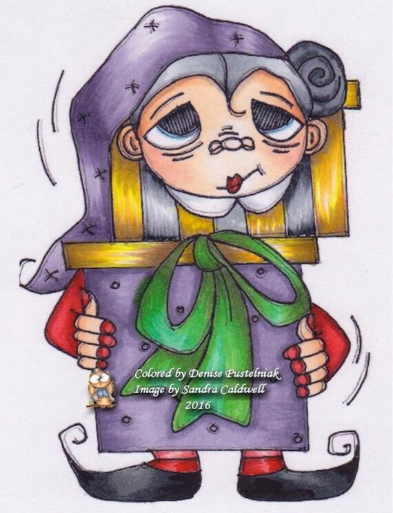 133 Old Lady Gifts Digi Stamp