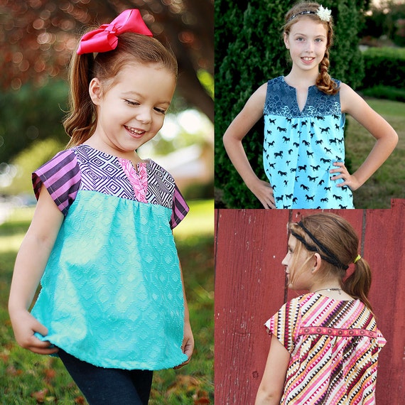 Dakota Swing Top PDF Downloadable Pattern by MODKID... by modkid