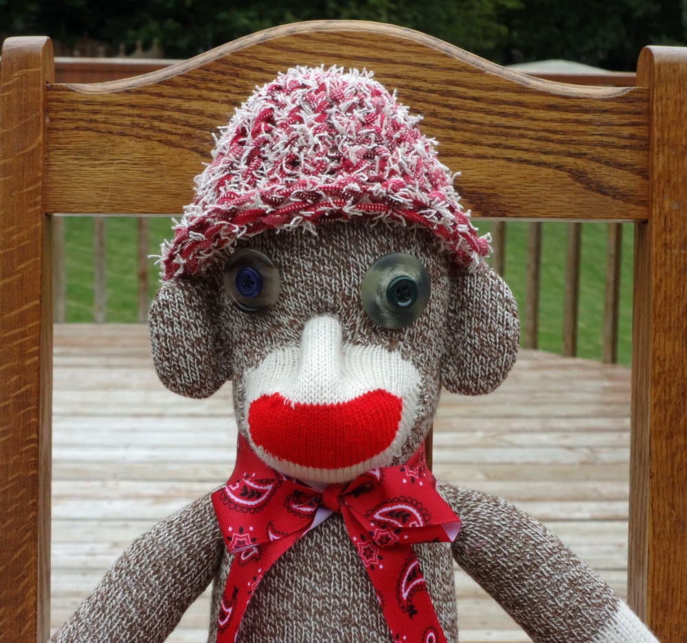 sock monkey doll