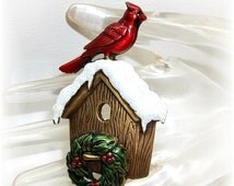 Popular items for birdhouse wreath on Etsy