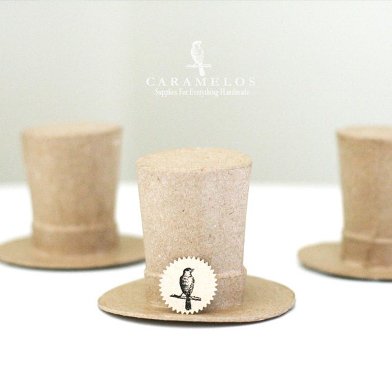 Kraft Paper Mache Top Hat